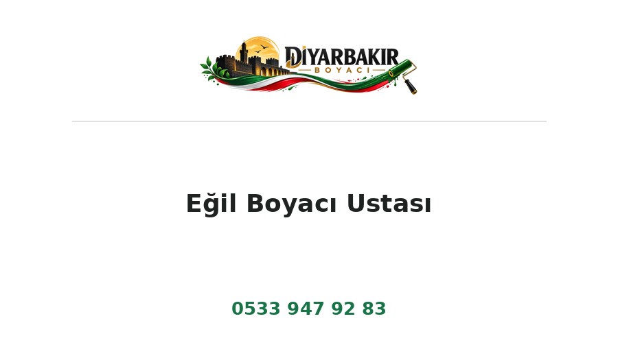 Eğil Boyacı Ustası – Diyarbakır Boyacı Ustası